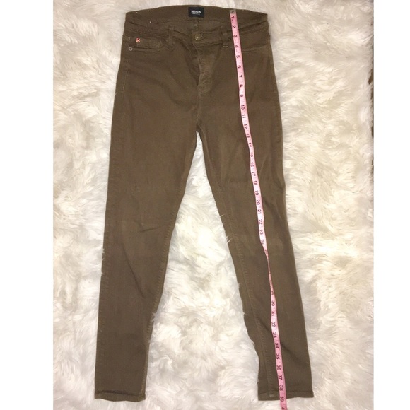 HUDSON SUPER SKINNY JEANS: “Nico”/Midrise/Olive - Picture 6 of 8